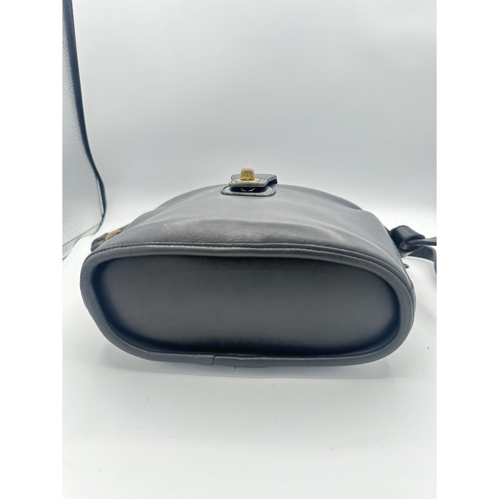 Vintage Coach 9948 "Nottingham Bag" /Binocular Bag, Black – Made in USA 1995 - Picture 5 of 9